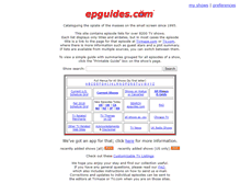 Tablet Screenshot of epguides.com